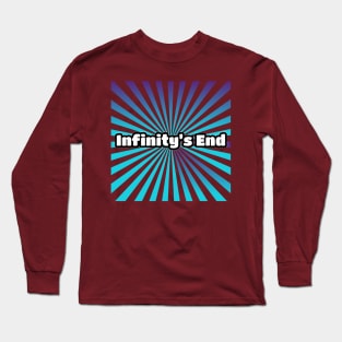 Infinity's End Blue Transparent Logo Long Sleeve T-Shirt